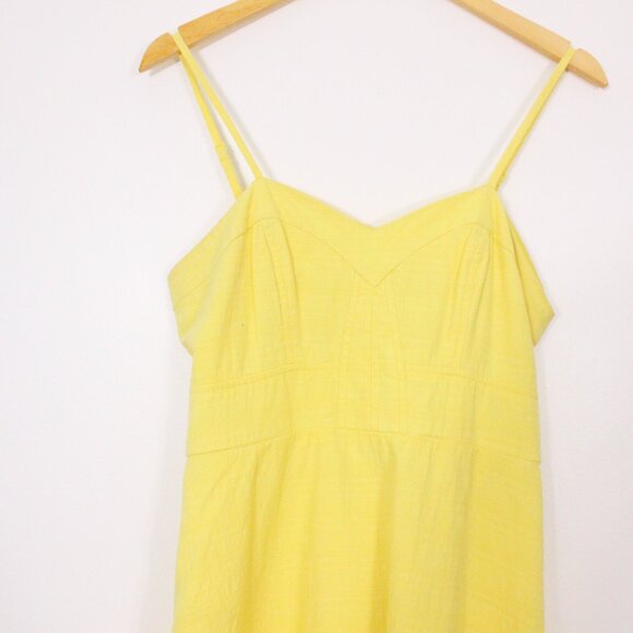 *Ricki's Y2K Yellow Sweetheart Spaghetti Strap Mini Dress - Picture 3 of 5
